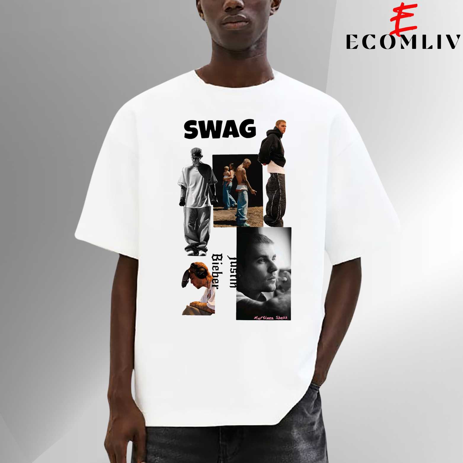 Justin And Hailey Bieber Family Graphic Tee, Unisex Pop Culture Shirt For Fans